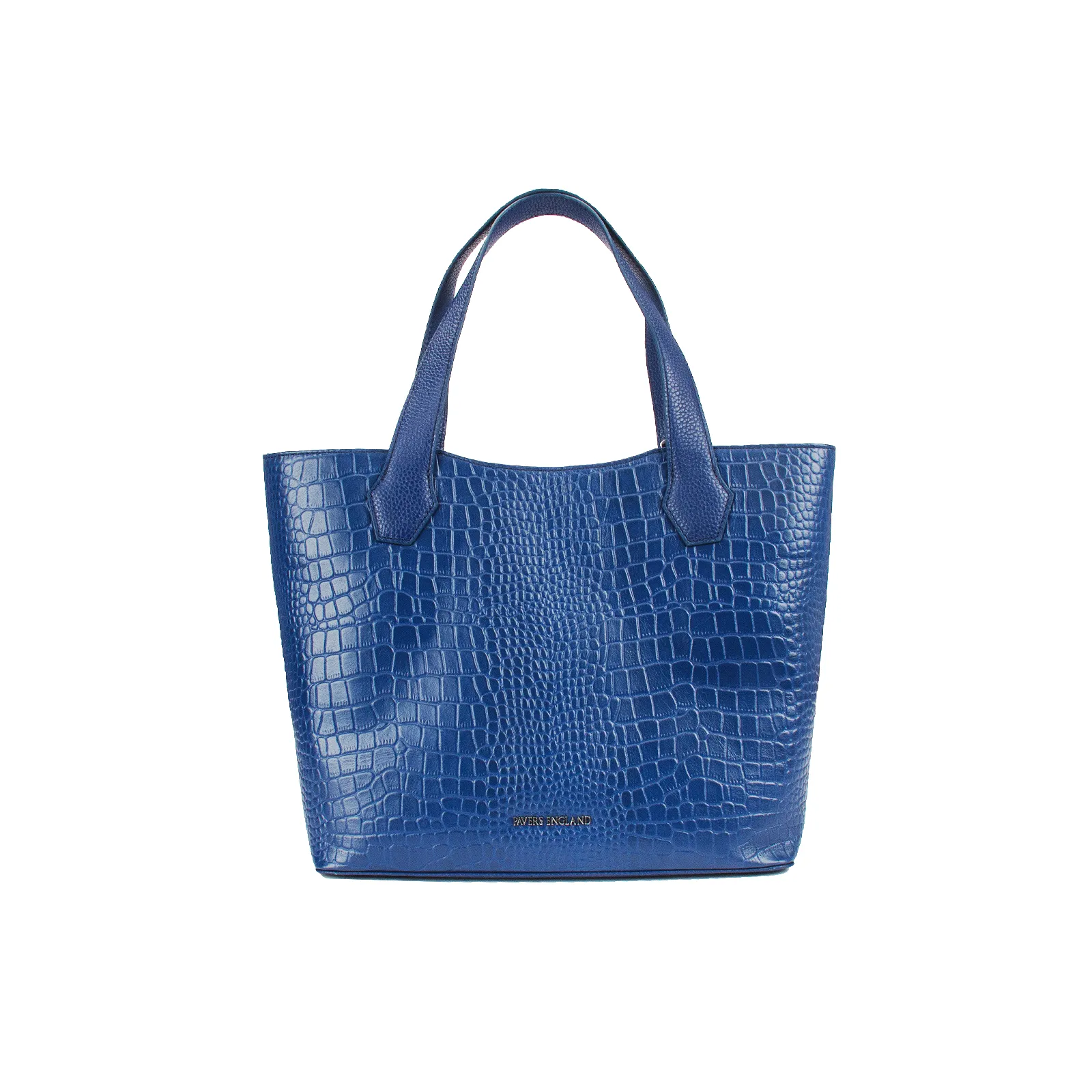 Riko Croc pattern Embossed leather Tote Bag