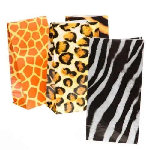 Safari Animal Print Gift Bags (1ct)