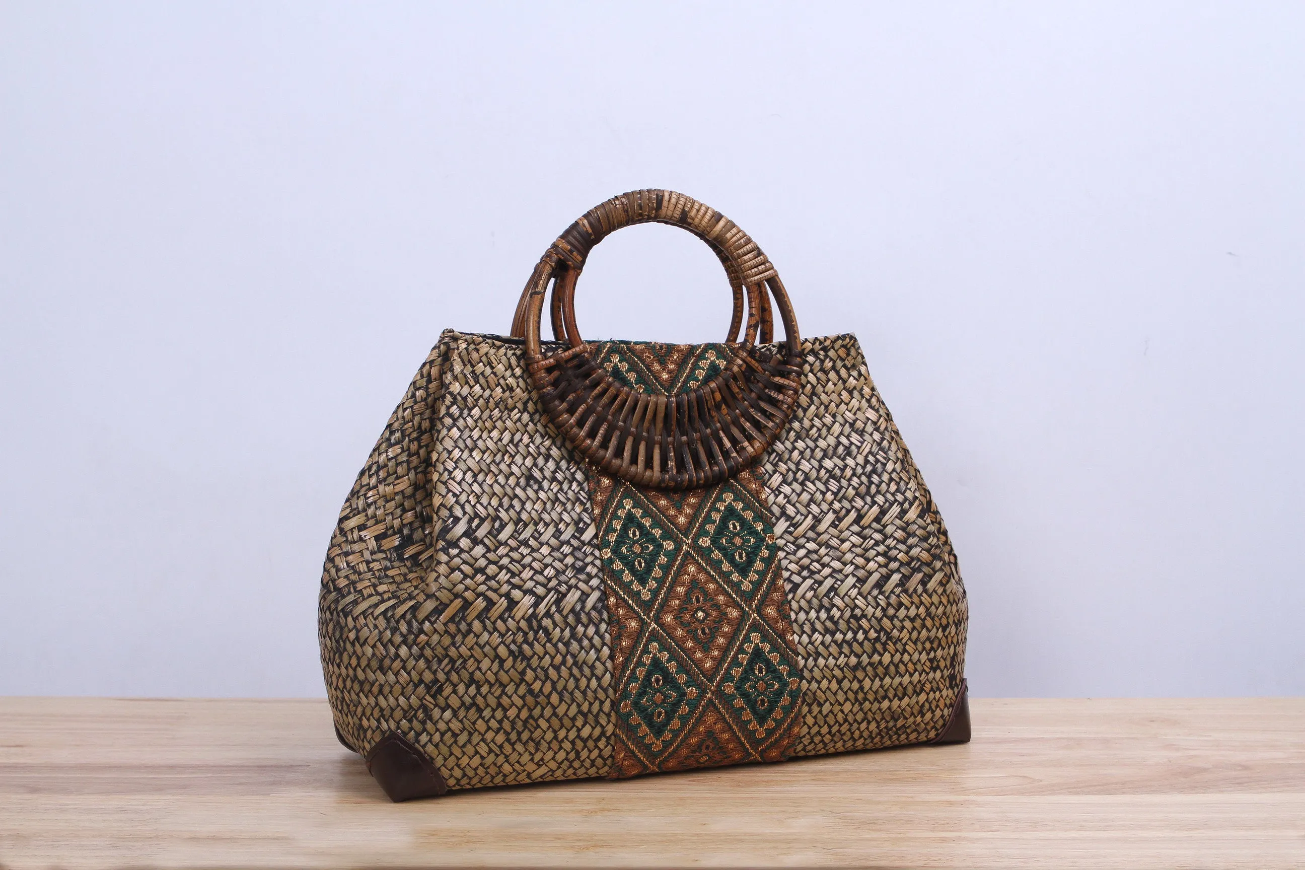 Shappybag - Bullet Seagrass wicker handbag