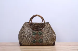 Shappybag - Bullet Seagrass wicker handbag