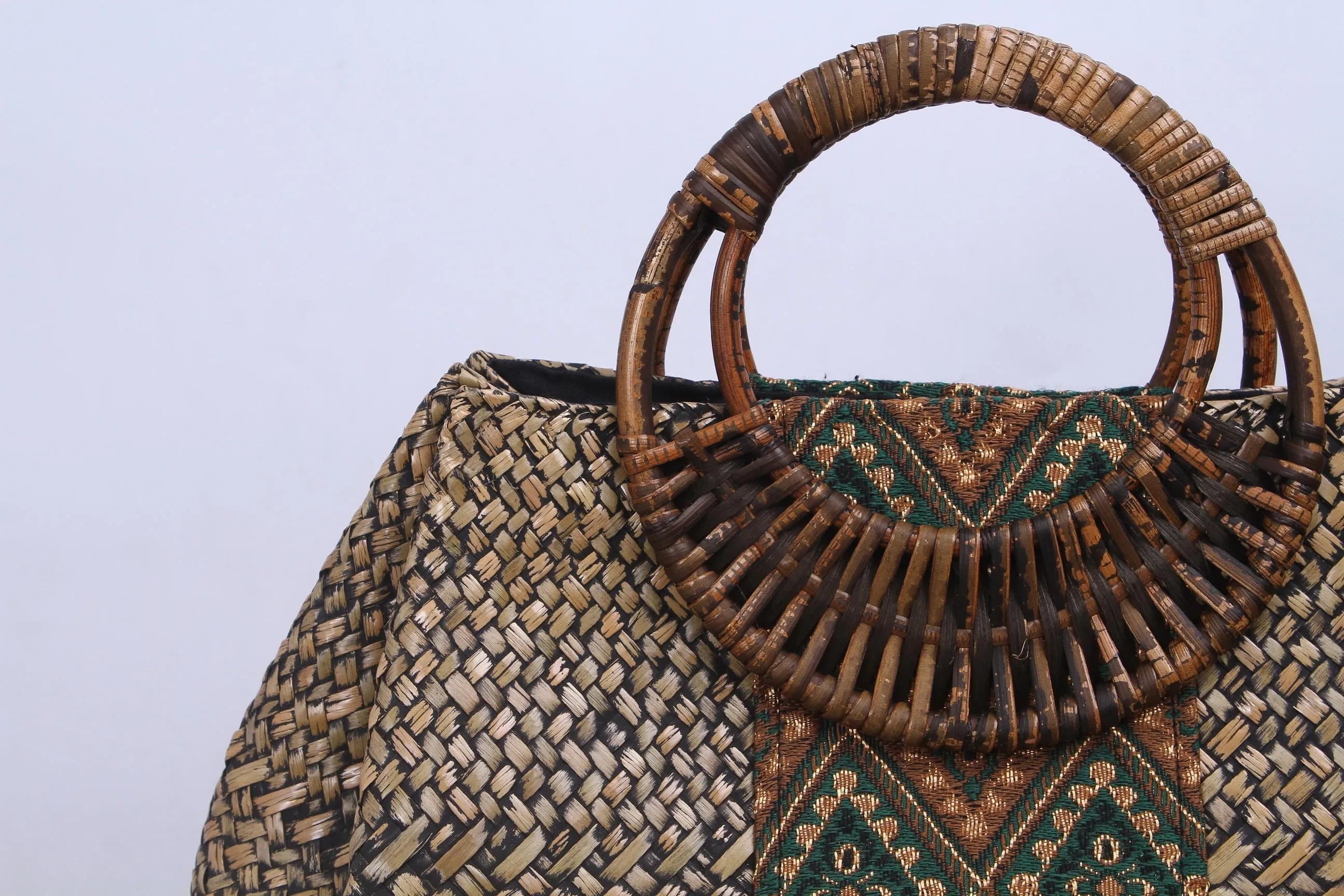 Shappybag - Bullet Seagrass wicker handbag