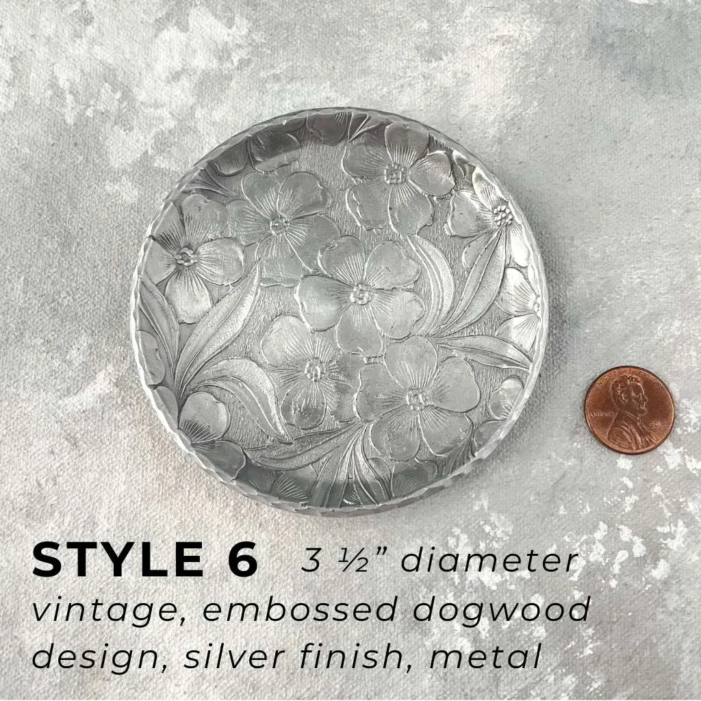 Silver Vintage Ring Dishes for Flat Lays