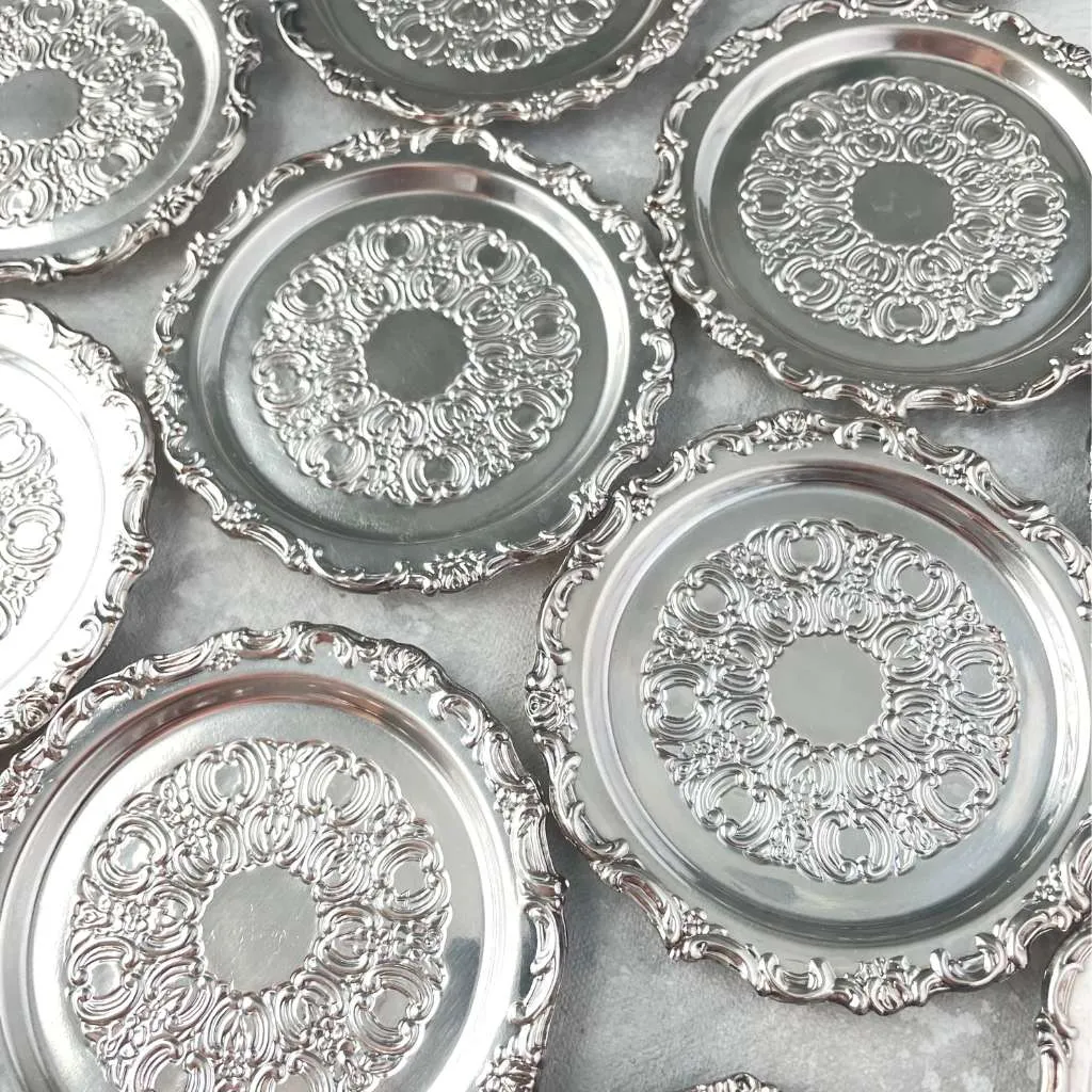 Silver Vintage Ring Dishes for Flat Lays