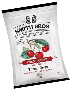 Smith Brothers Wild Cherry Cough Drops Bags