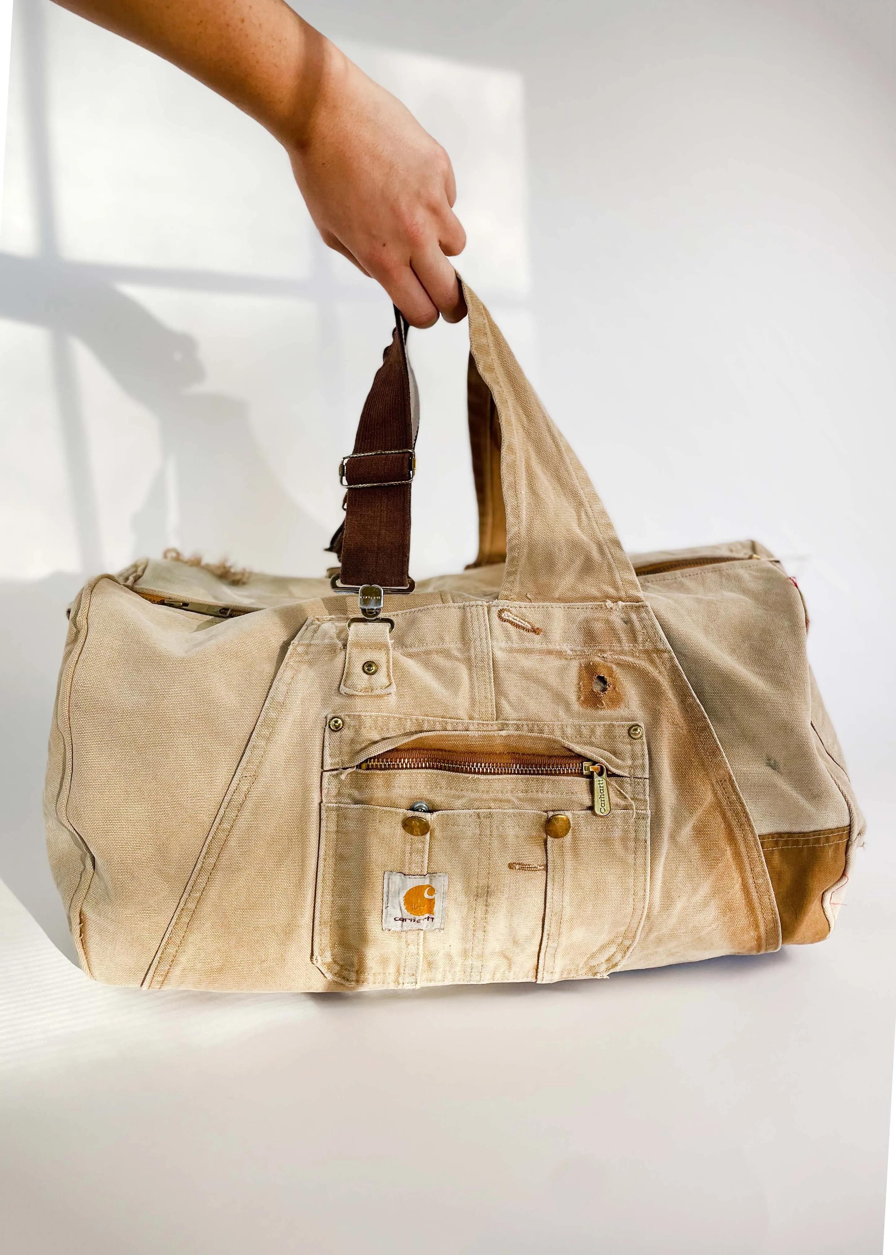 Tan Carhartt Duffle