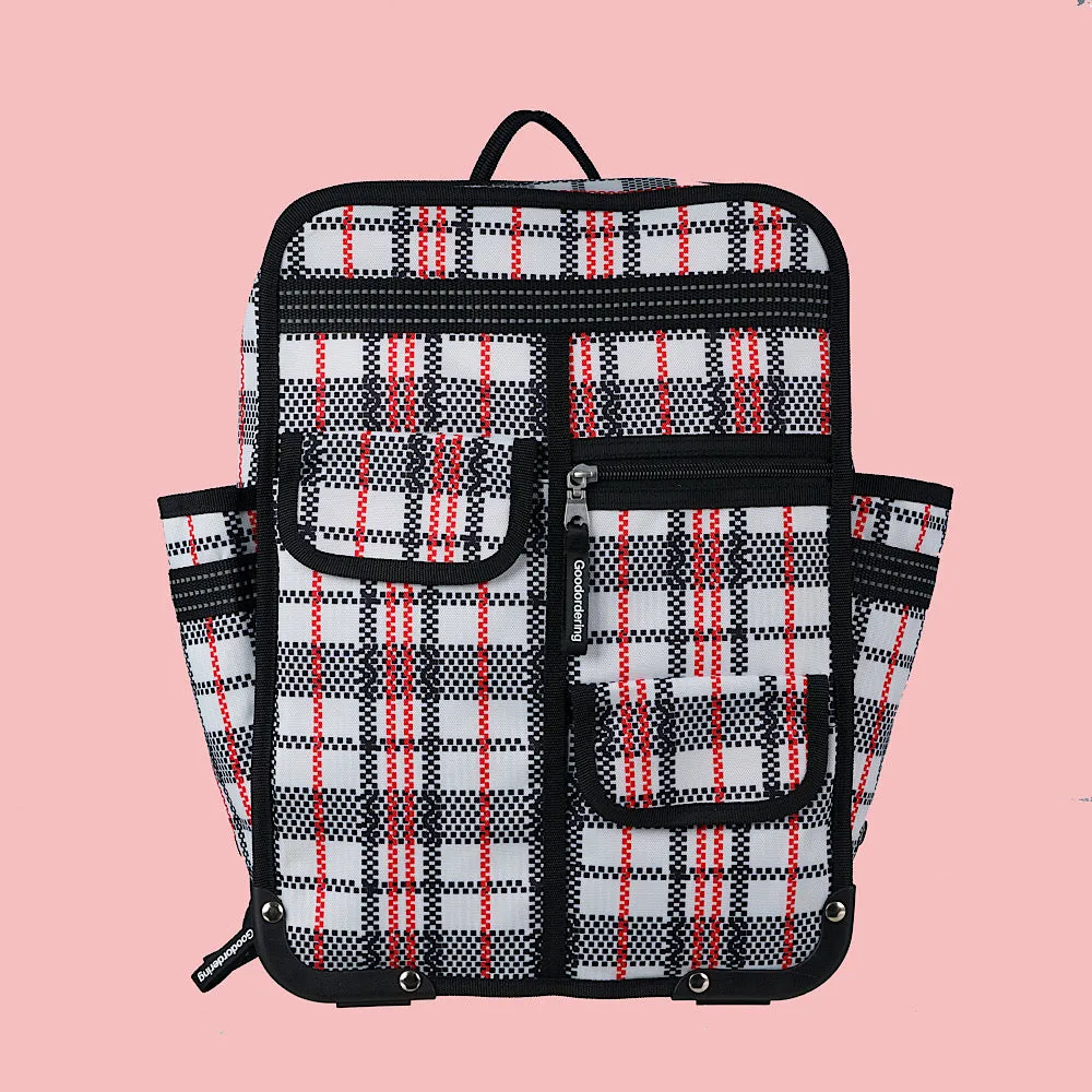 Tartan Classic laptop Backpack Eco checkered plaid laundry bag