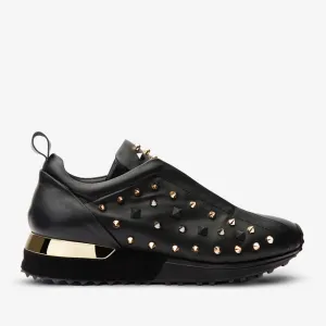 The Infanta Black Spike Leather Women Sneaker Limited Edition