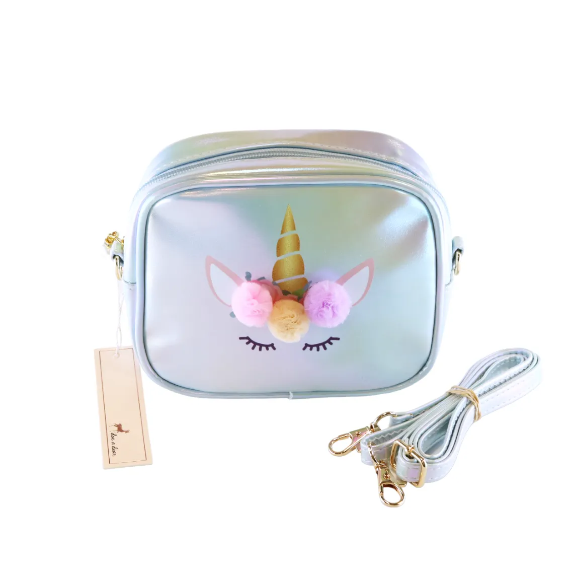 Unicorn Holographic Purse - Blue