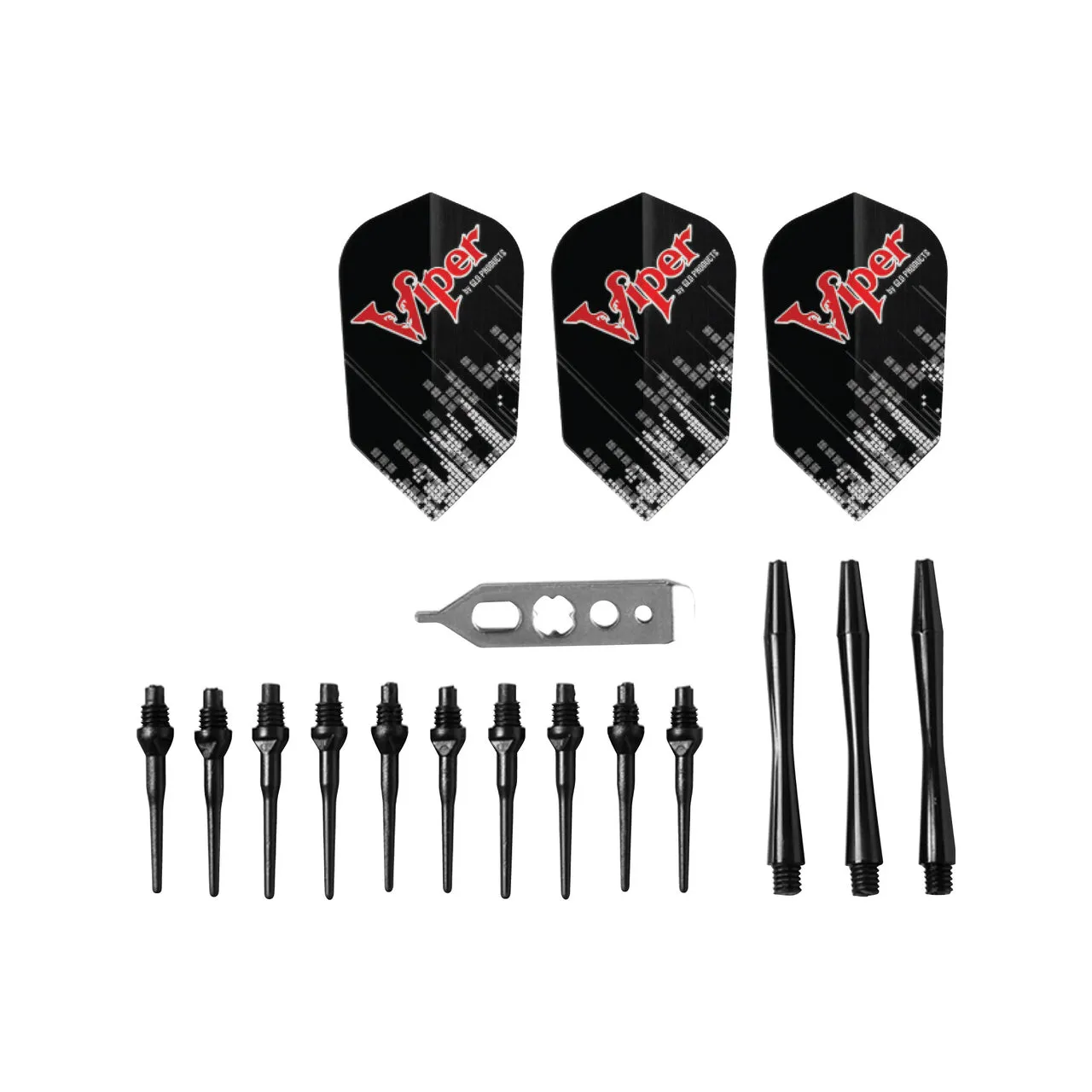 Viper Jaguar Tungsten Soft Tip Darts Silver Barrel 18 Grams