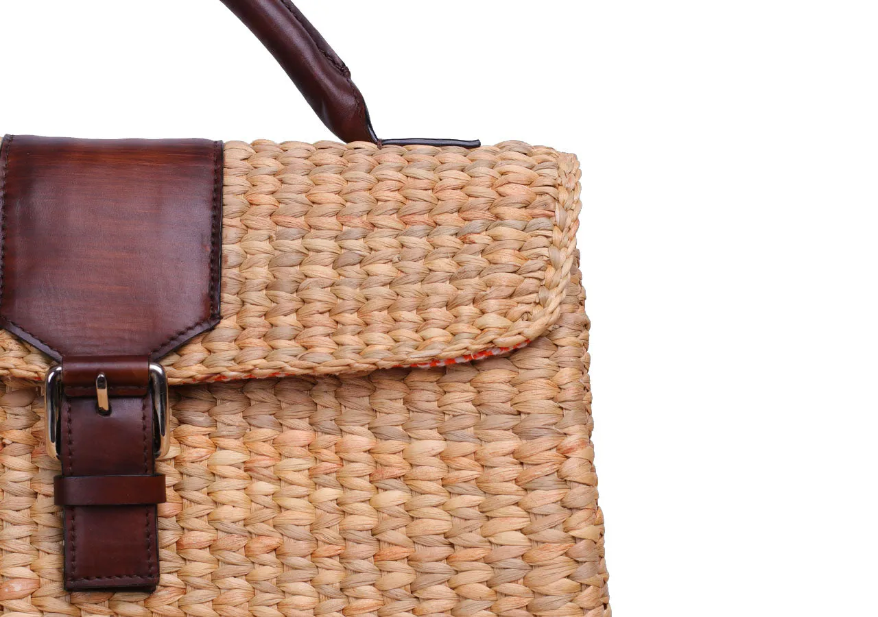 VIPHA WICKER BAG (Brown)