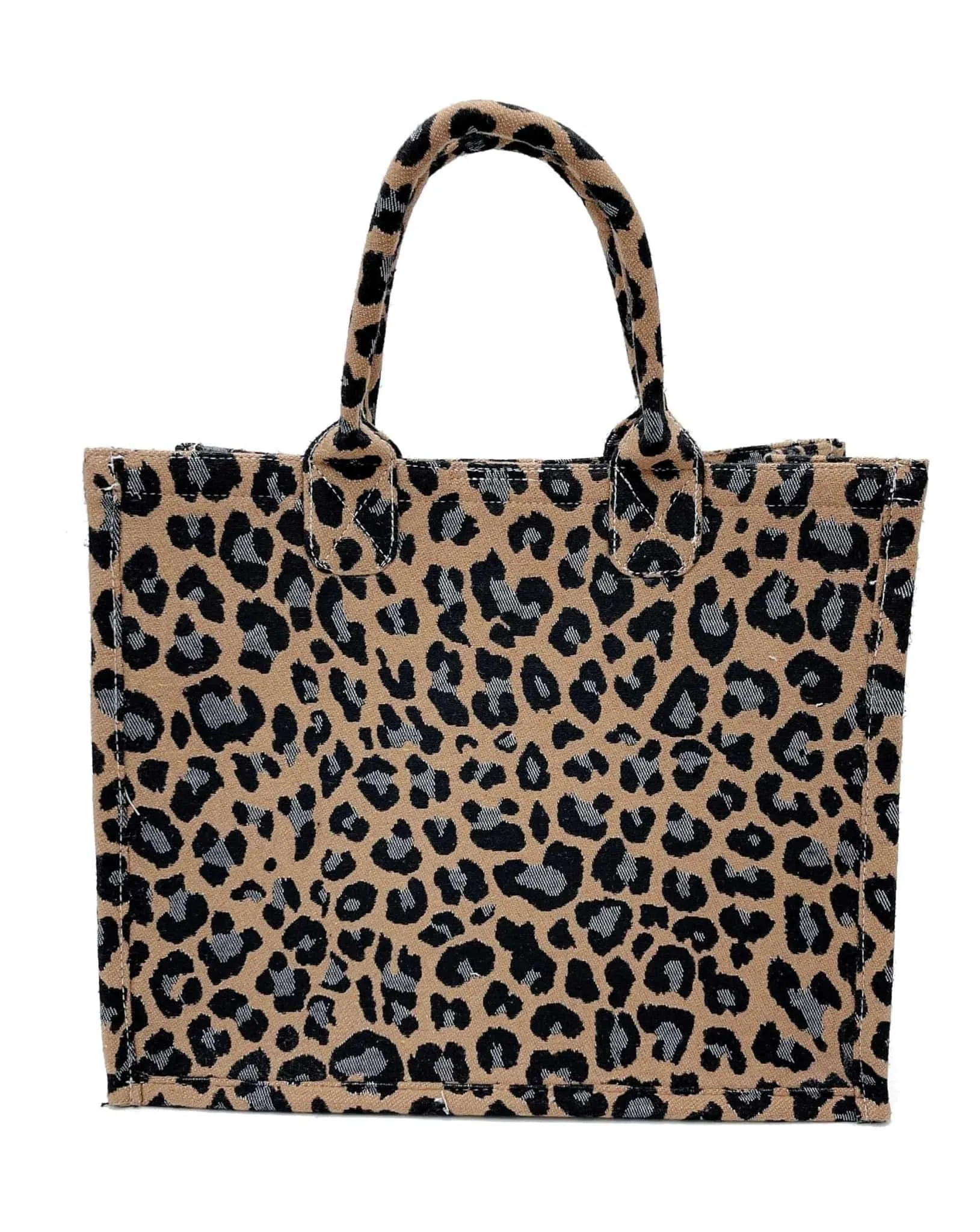 WBT210208 Hello Leopard Tote