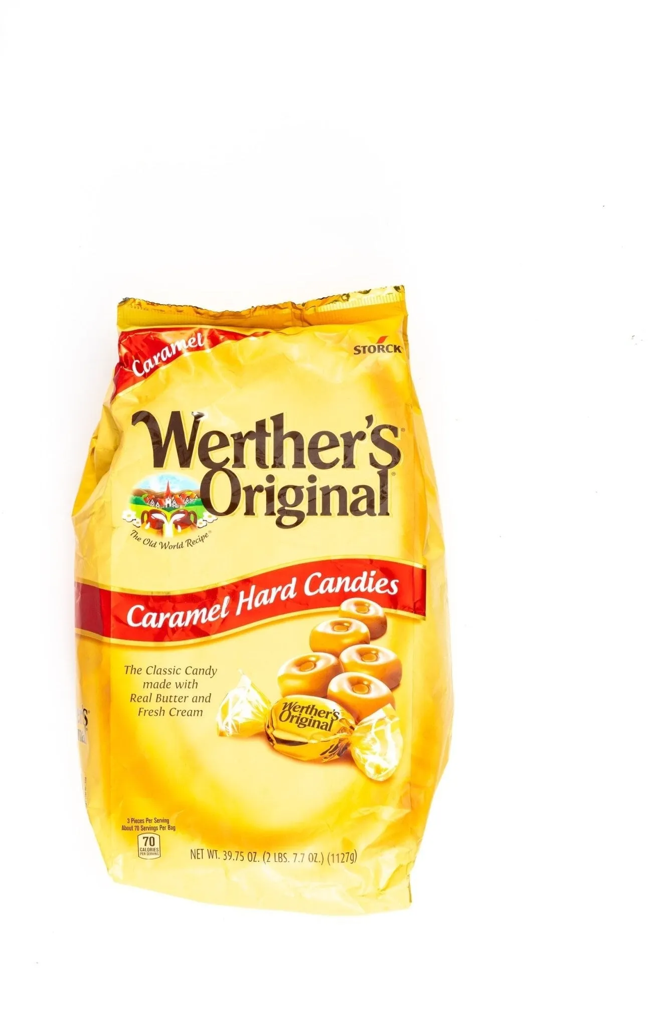 Werthers Original Caramel Hard Butter Candy Bulk Bag  (0.56 oz, 70 ct.)