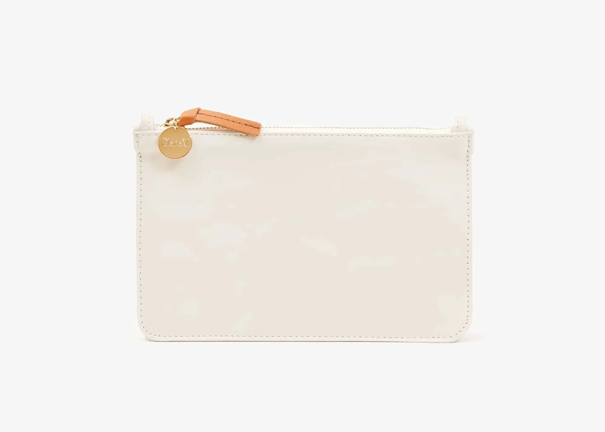 White Wallet Clutch