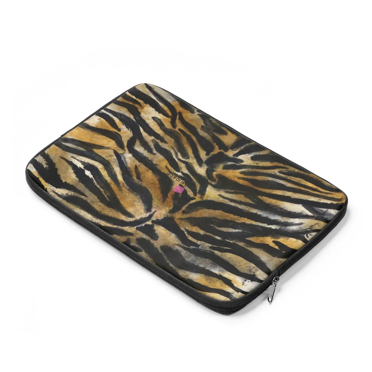 Wild Big Cat Tiger Stripe Animal Print 12', 13", 14" Laptop Sleeve Cover-Made in the USA