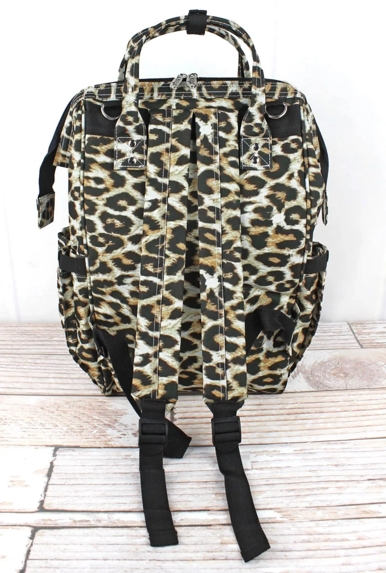 Wild Leopard Diaper Bag Backpack