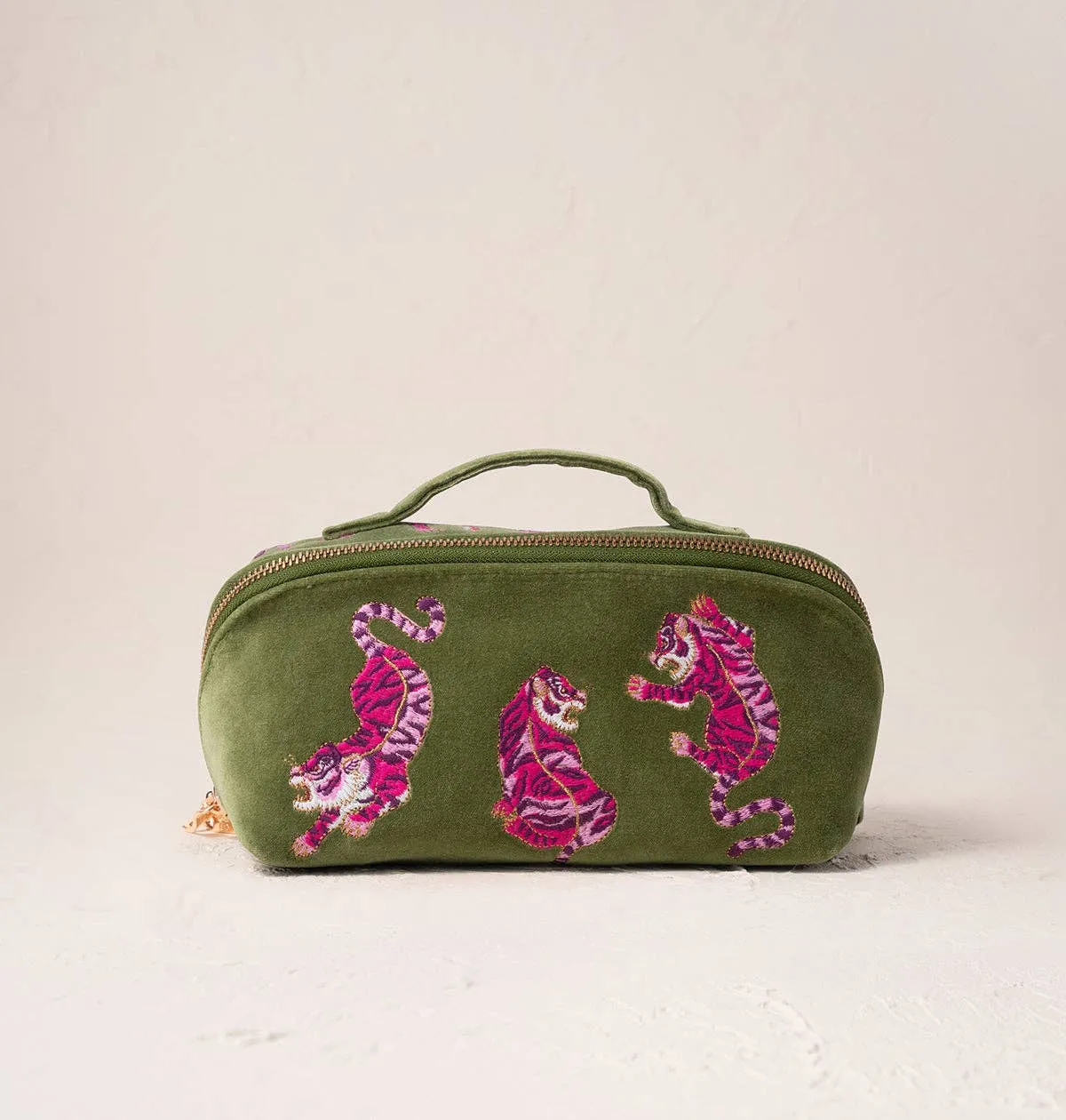 Wild Tiger Open Flat Makeup Bag