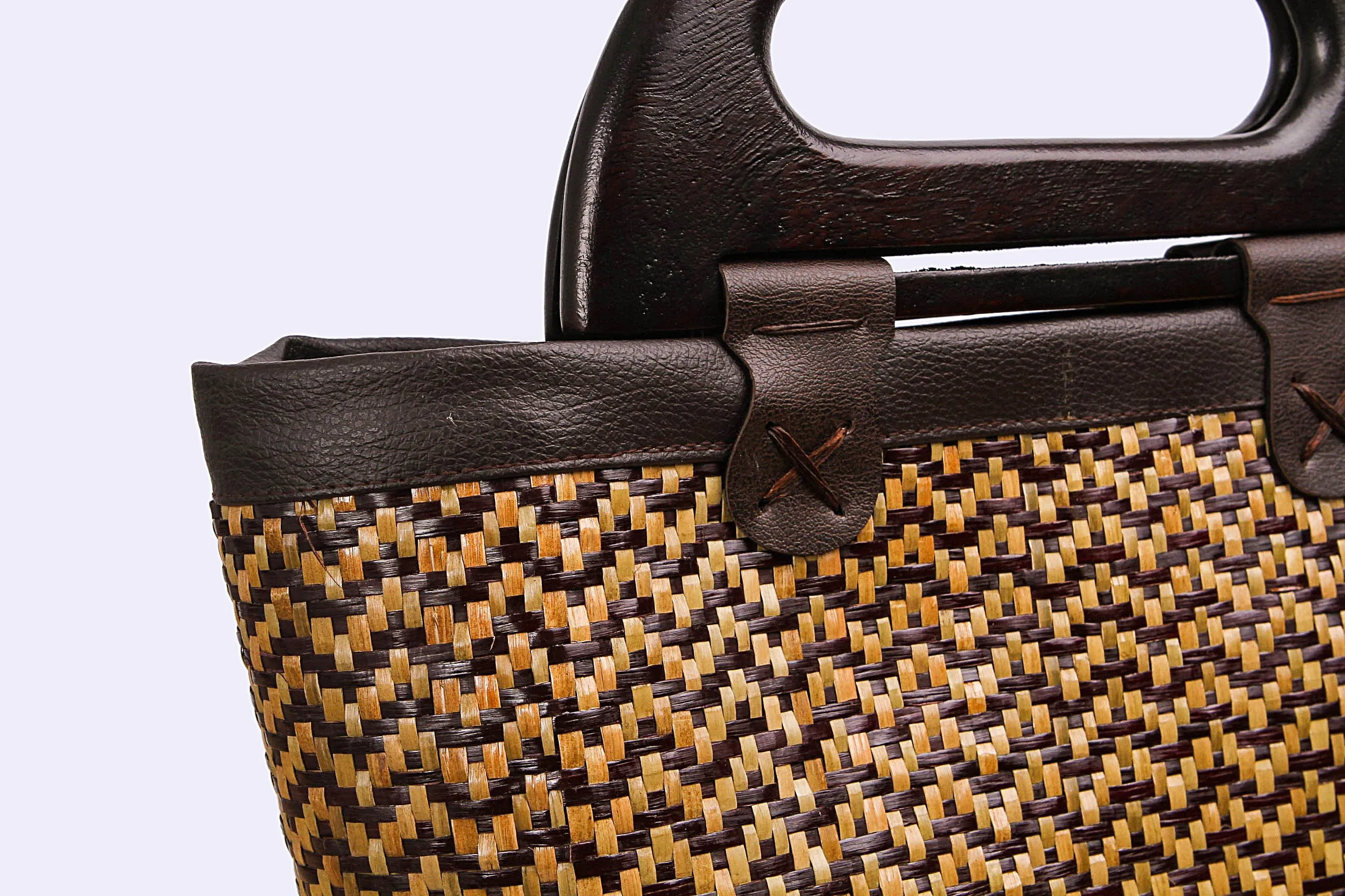 Woven dyed Seagrass handbag