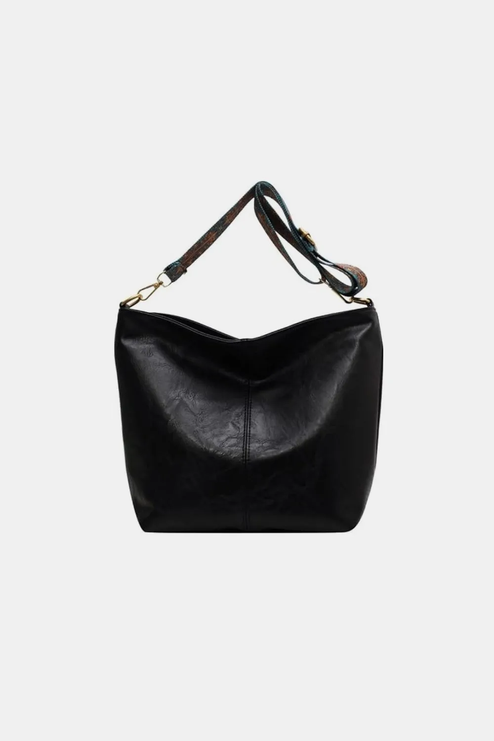 Zenana Retro Pattern Vegan Leather Crossbody Bag